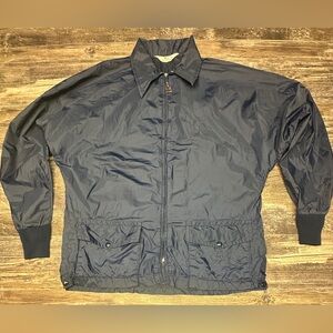 Vintage West Wind Nylon Windbreaker Jacket by Buccaneer Navy Large - Dad-core